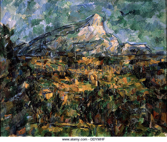 Landscape at Aix, Mount Sainte-Victoire,