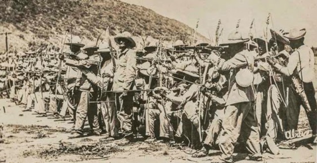 Campañas contra los indios Yaqui y Maya.