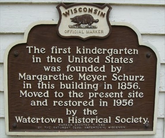 First Kindergarten in the US