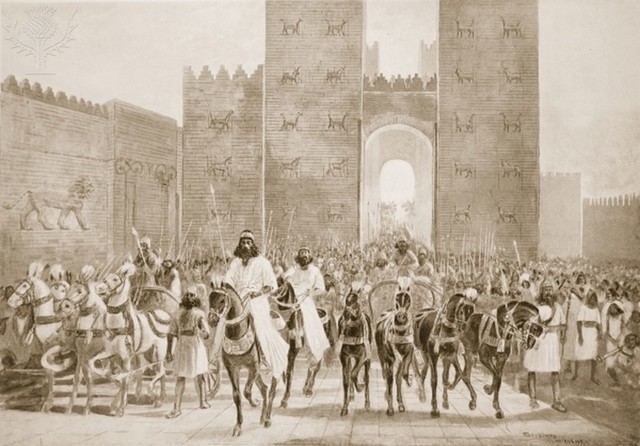 The fall of the Neo-Babylonian empire