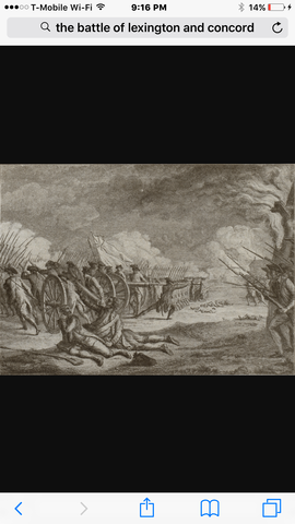 The Battle of Lexington and Concord