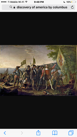 The Discovery of America by Colombus