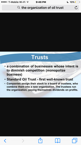 The Organization of Oil Trust