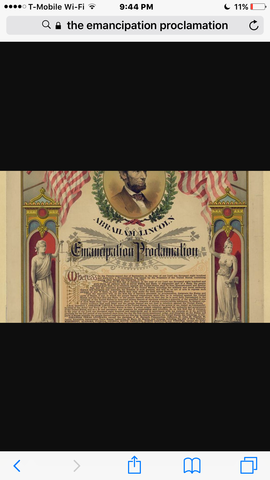 The Emancipation Proclamation