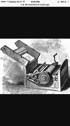 Invention of Cotton Gin