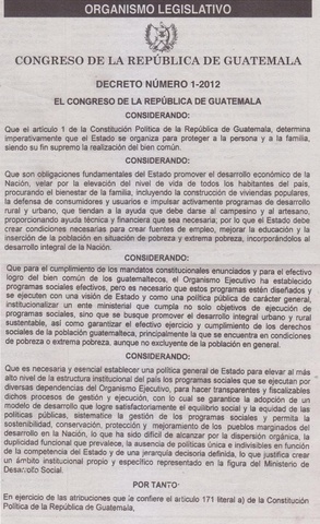 Creación de la república de Guatemala