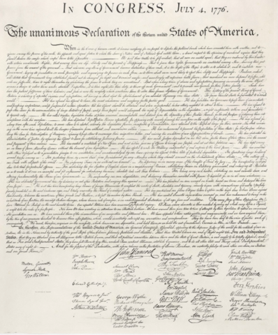 Declaration of Independence