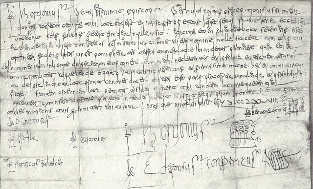 Escritura nacionales/precarolinas