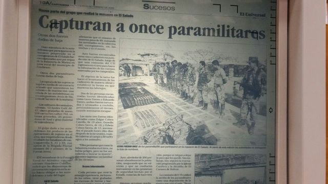 CAPTURAN A ONCE PARAMILITARES