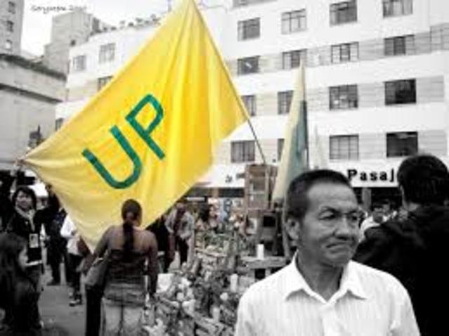 CREACIÓN PARTIDO UNIÓN PATRIÓTICA