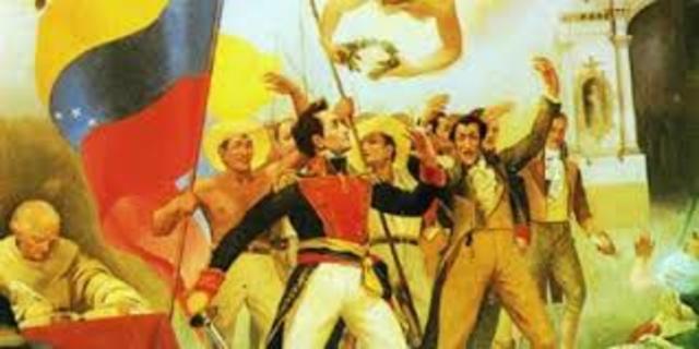 Entrada triunfal del Libertador