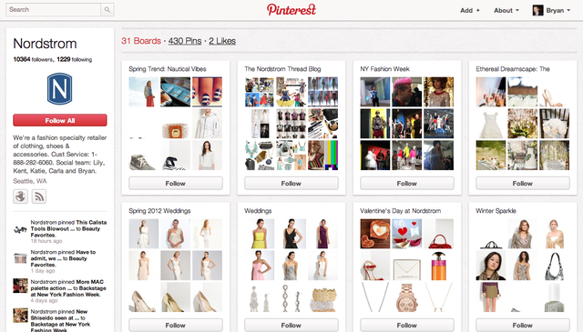 Pinterest was Launched
