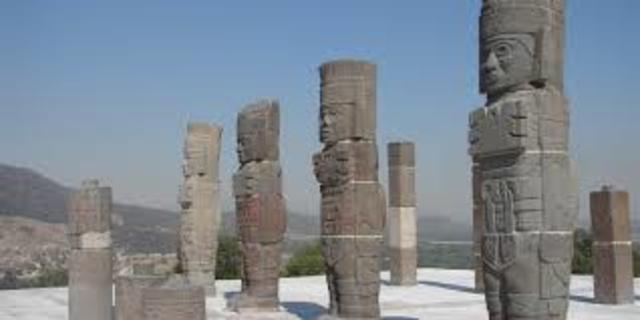 Aztecas: LLegada de los Mexicas a Tollan la cual era la vieja capital de los Toltecas.