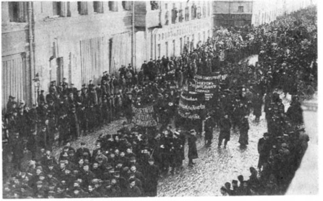 A rebelião popular e o ingresso da Rússia na Primeira Guerra Mundial