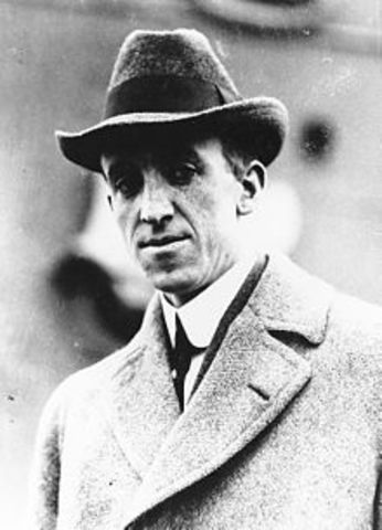 The first take-off from a ship