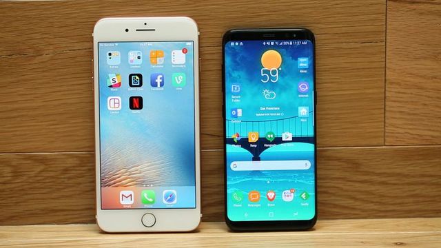 Iphone 7 vs Galaxy S8