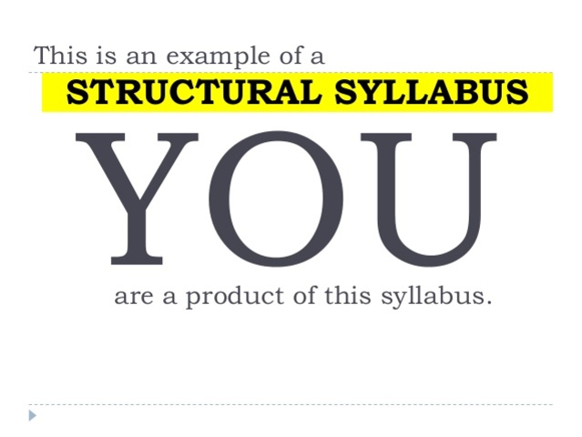 Structural Syllabus