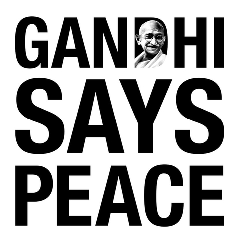 Gandhi Travels Stressing Nonviolent Resistance