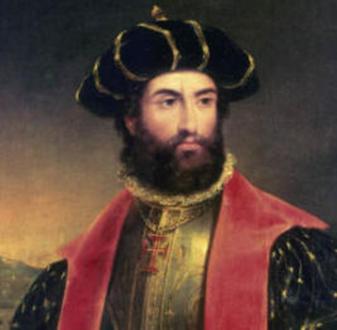 Vasco de Gama sails for India