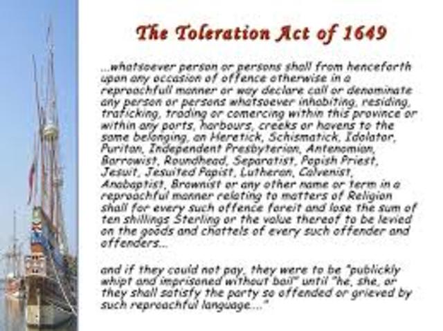 Toleration Act