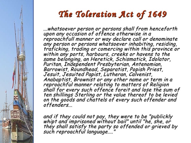 Toleration Act