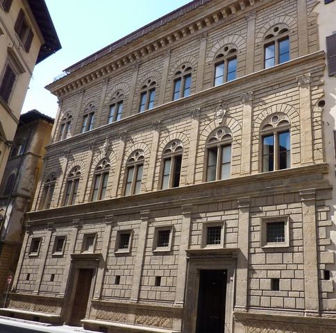 Palazzo Rucellai, Alberti e Bernardo Rossellino, 1446-1451