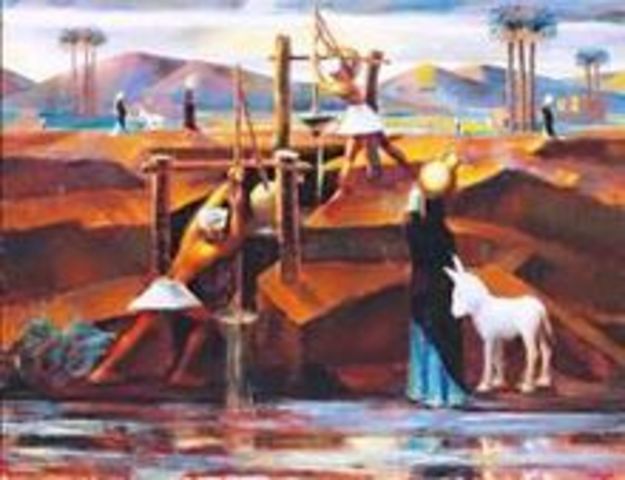 The first irrigation systems were created