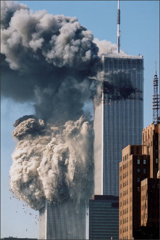 9:59 am - The South Tower of the World Trade Center collapses.