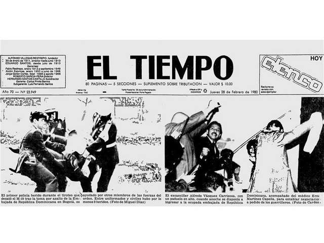 M-19 asalta sede de la Rep Dominicana