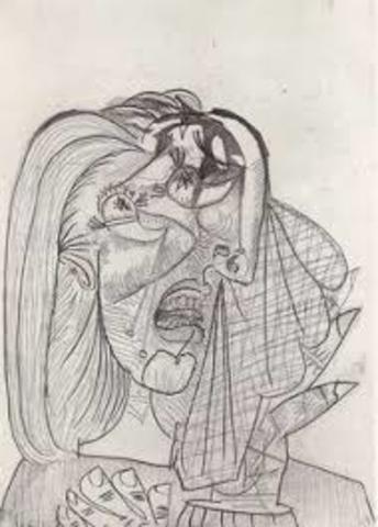 The Weeping Woman, Pablo Picasso - 1937