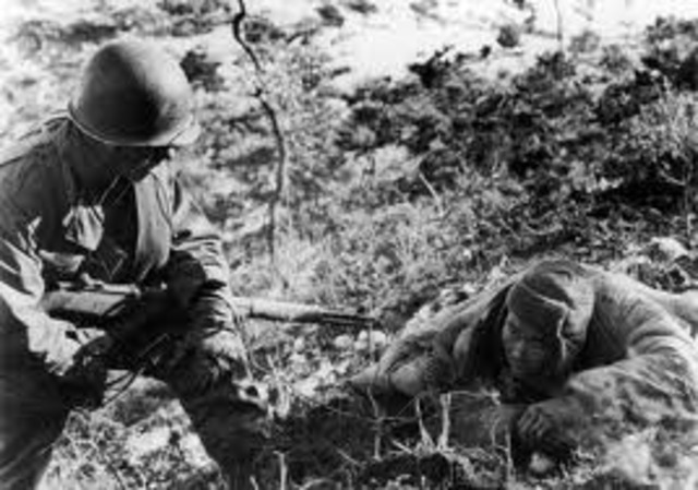 The Korean War begins