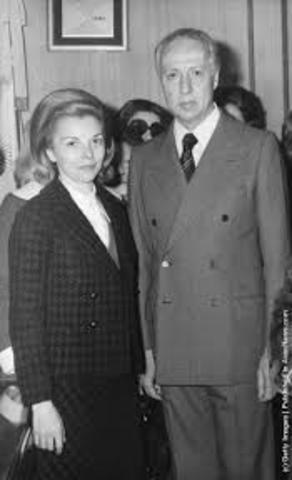 Italo Luder en la presidencia provisionalmente