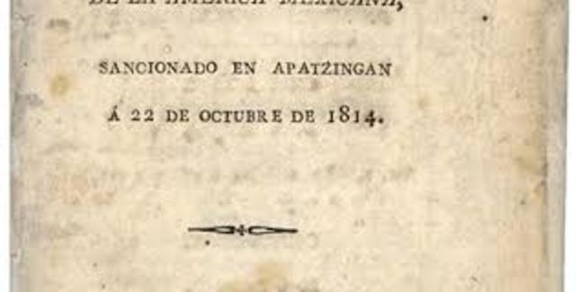 CONSTITUCIÓN DE APATZINGÁN DECRETO CONSTITUCIONAL PARA LA LIBERTAD DE LA AMÉRICA MEXICANA 1814-1821