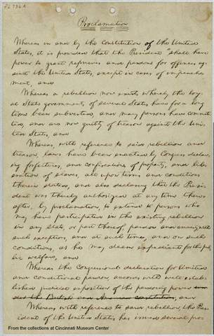 Proclamation of Amnesty & Reconstruction