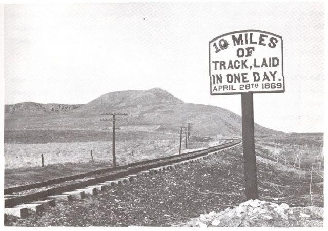 10 Miles of Track Transcontinental RR