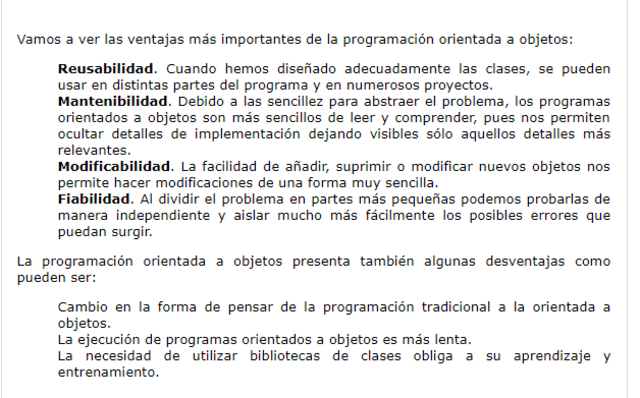 Praradigma de la programacion orientada a objetos