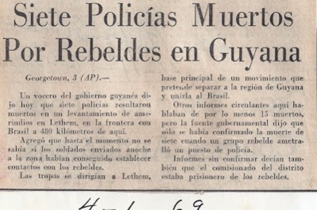 Primer incidente fronterizo