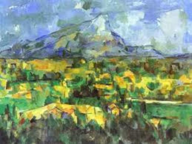 Landscape at Aix, Mount Sainte-Victoire