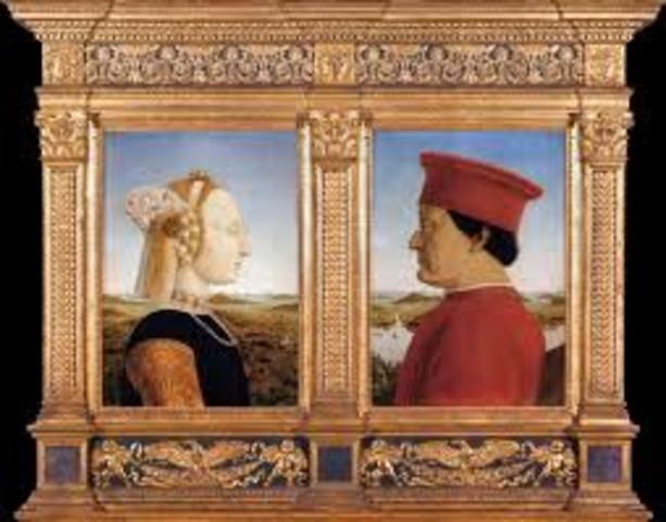 Portrait of the Duke of Urbino and his Wife