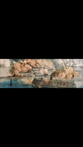 The battle of Fort Sumter