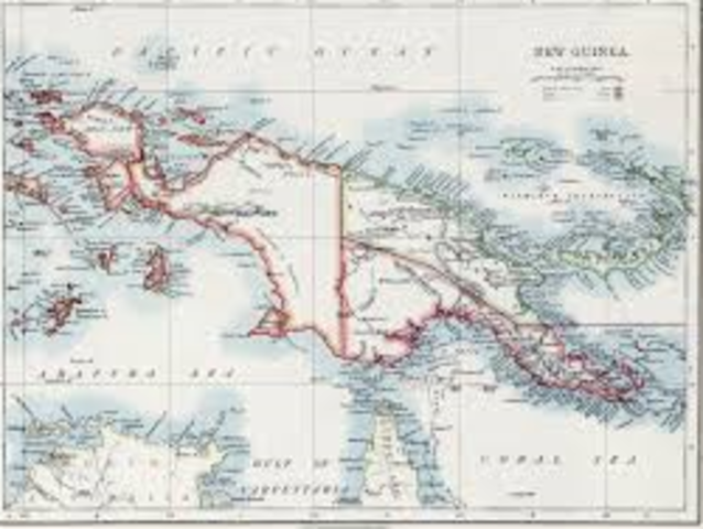 Germany annexed New Guinea