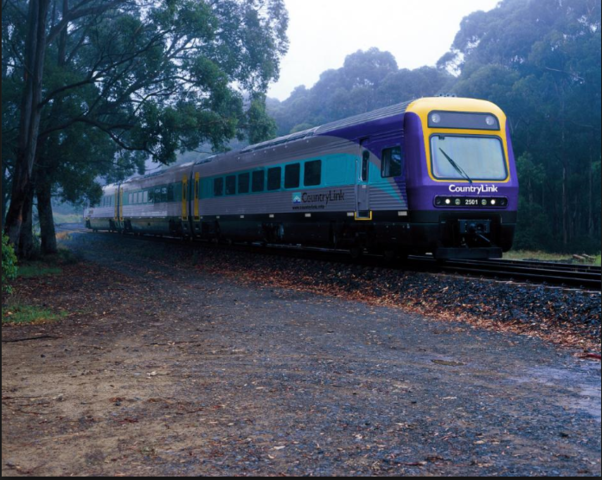 the sydney to melbuorn rail way link was completed.