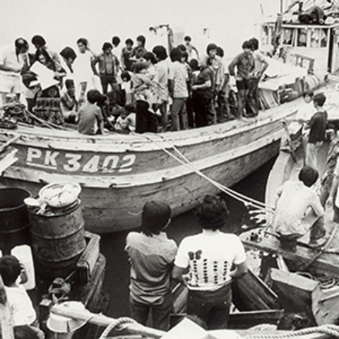 The first Vietnamese asylum seekers
