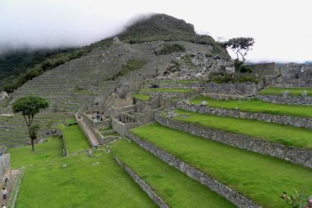 Construcción de las terrazas