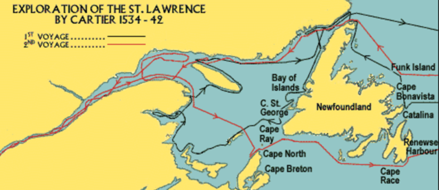 Jacques Cartier voyages