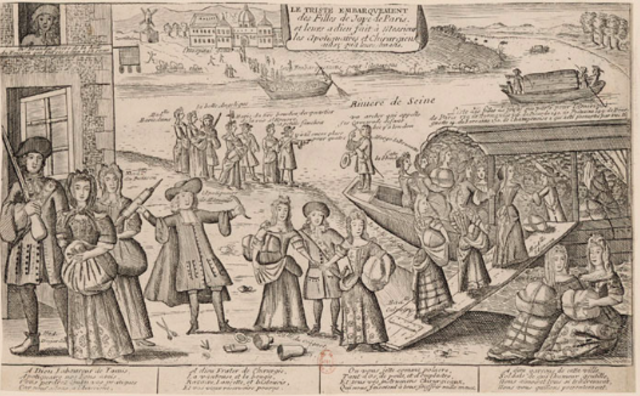 Colonization programs - Filles du Roy