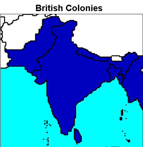 British Colonized India