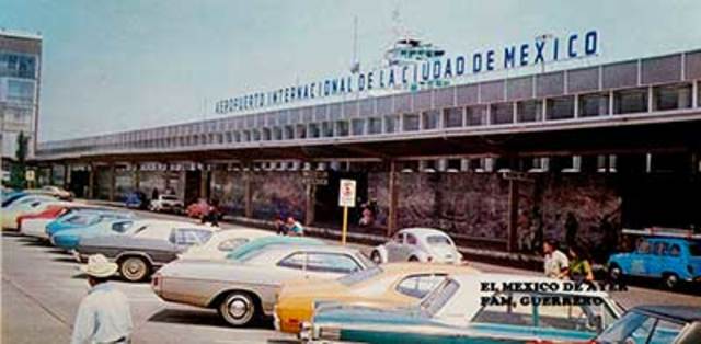 Inauguración del Aeropuerto Internacional de México.