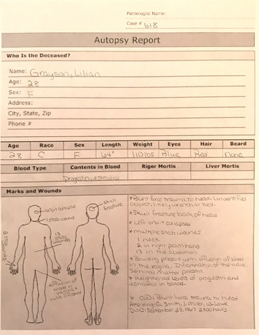 Lilian Grayson Death at 2300 Hours