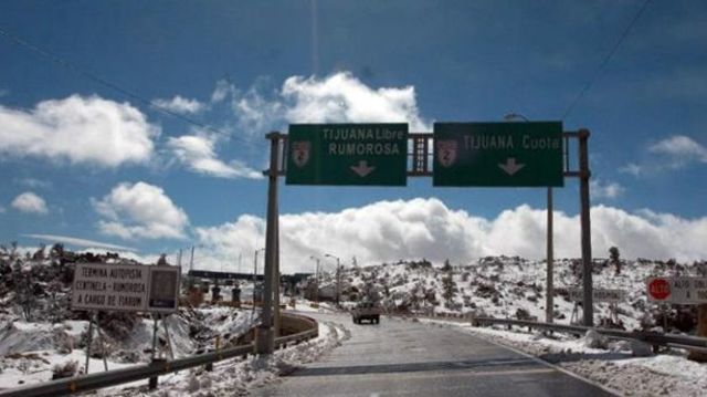 Invernal storm in Tijuana